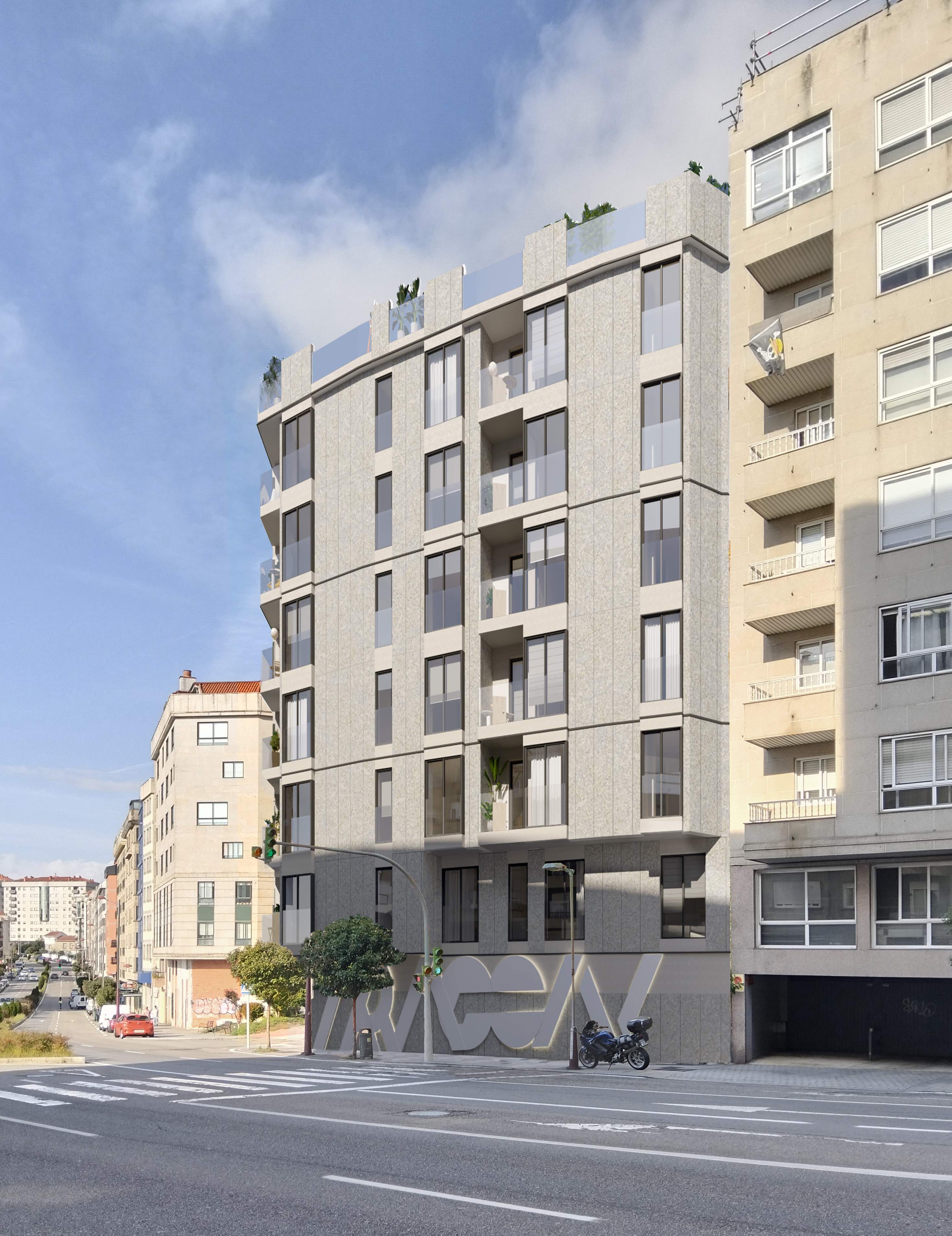 Aragón 38 - Fachada del edificio